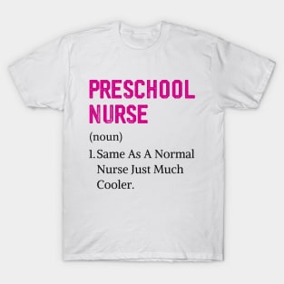 Preschool Nurse Assistant Back To School Elementary Nurse T-Shirt